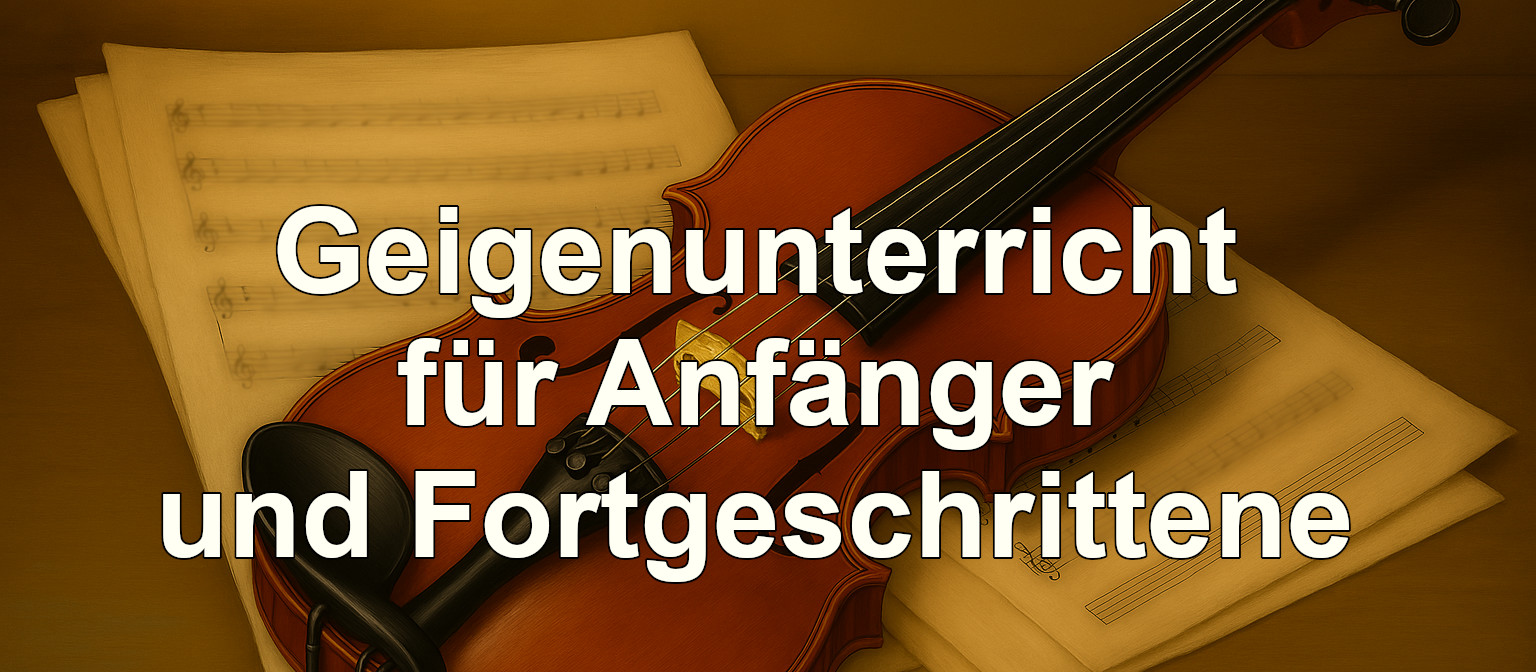 Violinunterricht für Anfänger und Fortgeschrittene